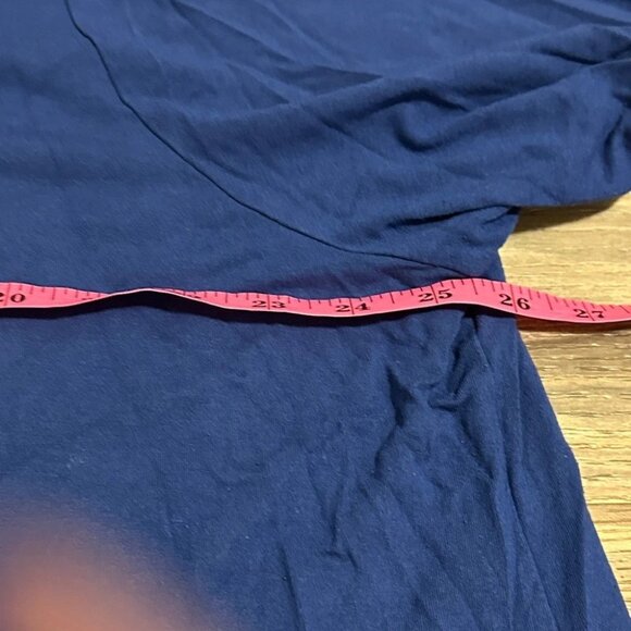 J. Jill Wearever Collection Blue Jersey 3/4 Sleeve Button Tunic Women’s Size 3X - Picture 3 of 7